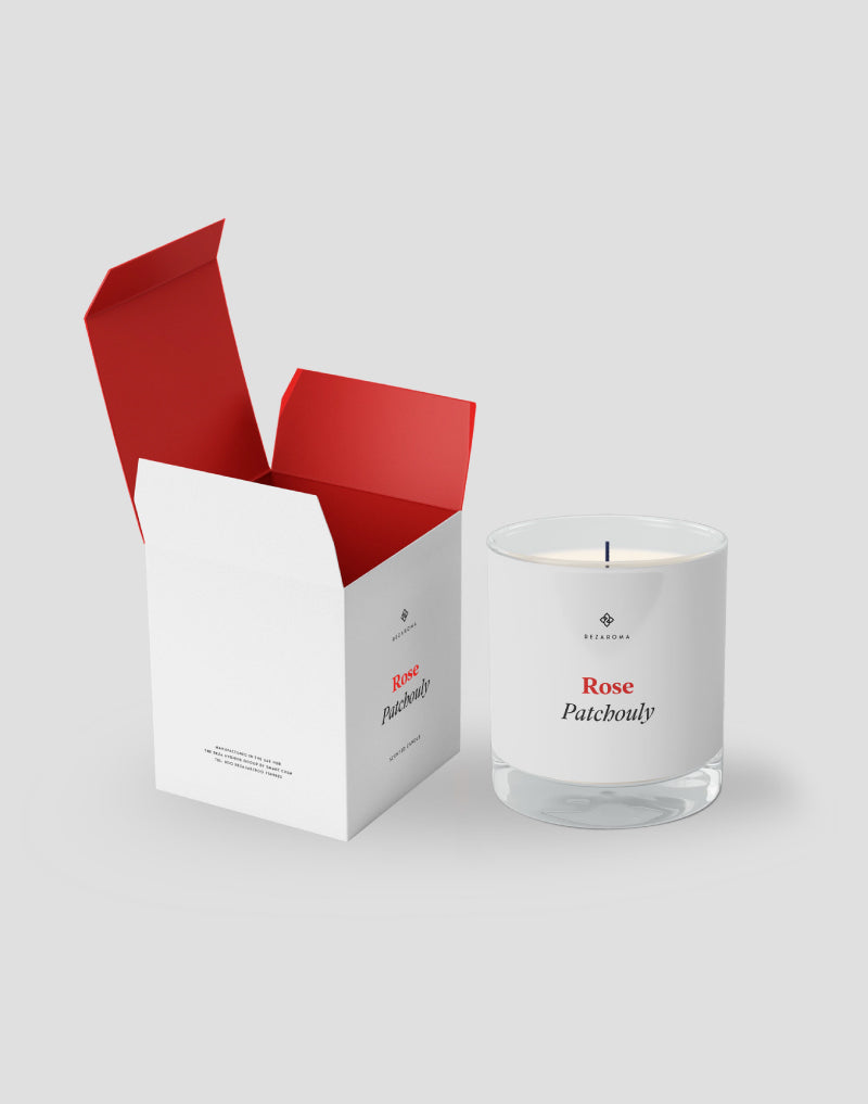 Rose Patchouli Scented Candle