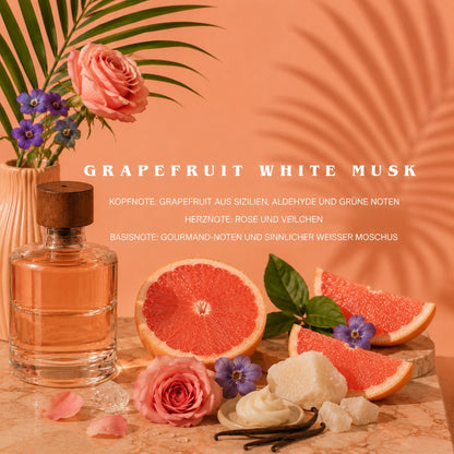 Scented Candle Grapefruit White Musk 