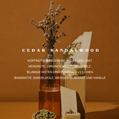 Scented Candle Cedar Sandalwood